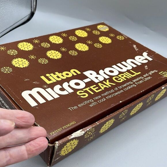 1970’s Litton Micro -Browner Steak grill platter in box. - Picture 4 of 9